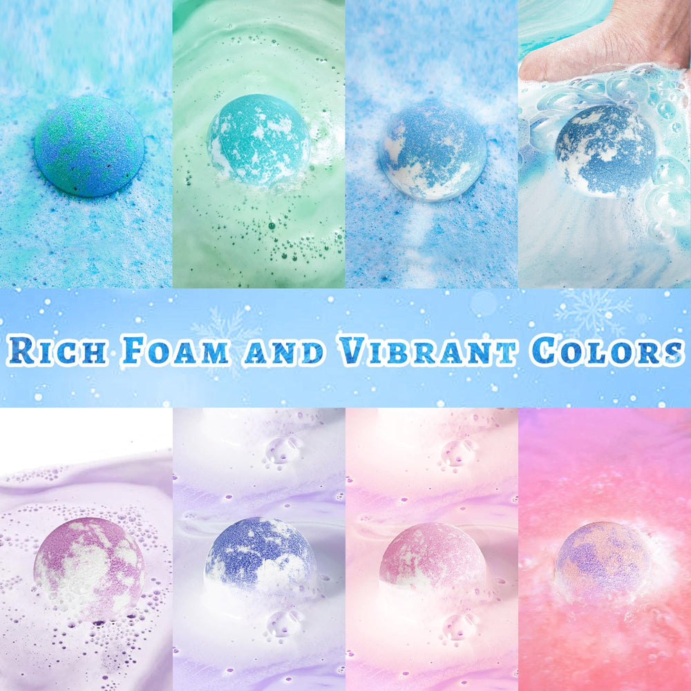Siawoy bath bombs fizz to create bubbles during bath time