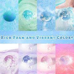 Siawoy bath bombs fizz to create bubbles during bath time
