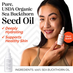 Sibu Seed Oil texture absorbs quickly for non-greasy skincare.