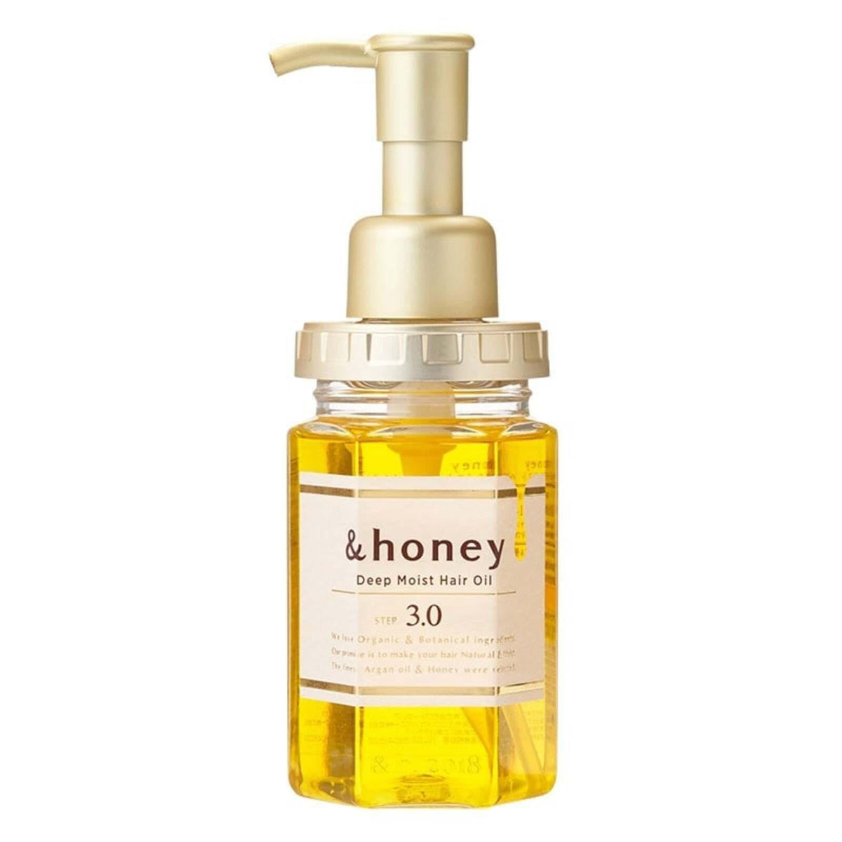 Sidefield &Honey Deep Moist Shampoo bottle front with hydrating honey for daily care