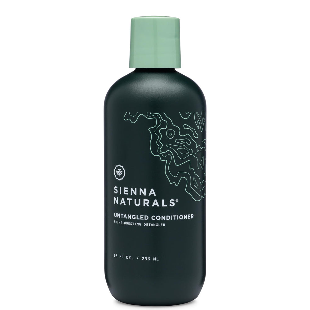 Sienna Naturals Untangled Moisturizing Conditioner bottle ready for detangling and frizz control.