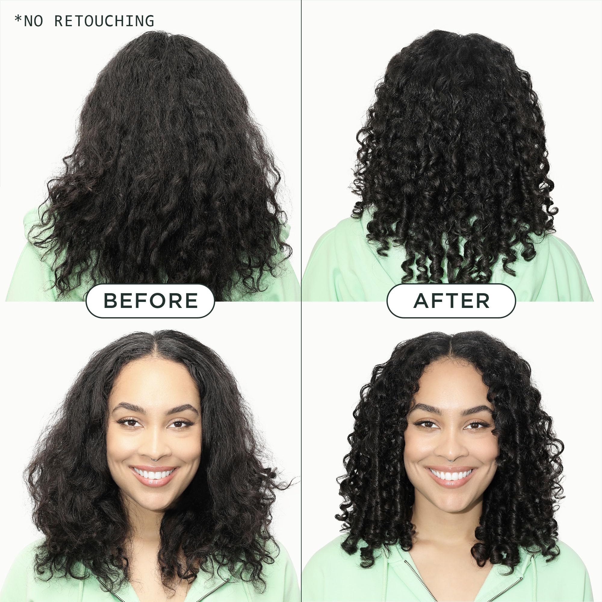 Sienna Naturals Untangled Moisturizing Conditioner texture close-up shows creamy slip for detangling.
