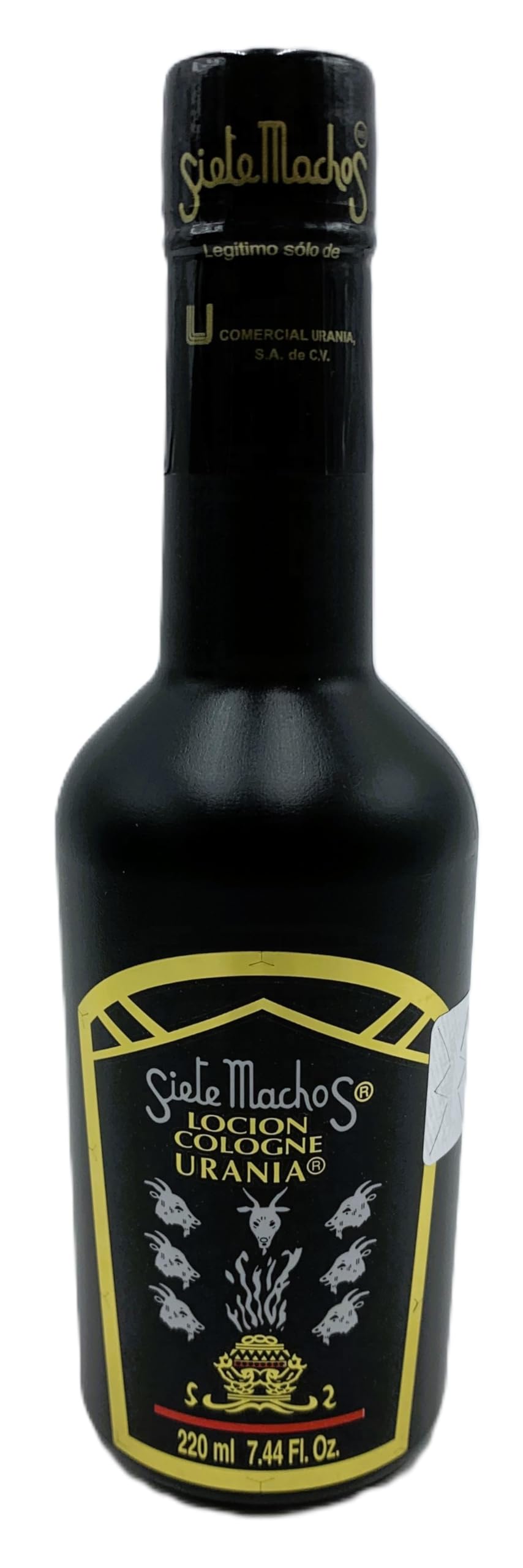 Siete Machos URANIA original bottle for daily wear and long-lasting aroma.