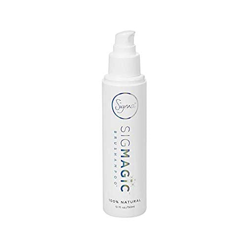 Sigma Beauty Sigmagic blender cleanser bubbles around a beauty blender for sponge cleaning