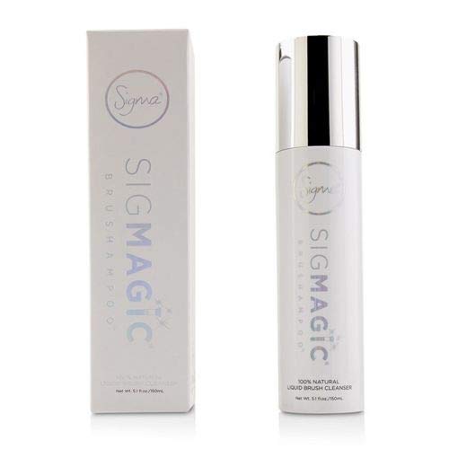 Sigma Beauty Sigmagic Brushampoo being used by hand for easy brush cleaning