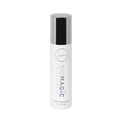 Sigma Beauty Sigmagic Brushampoo Liquid bottle closeup showing deep-clean formula for brushes