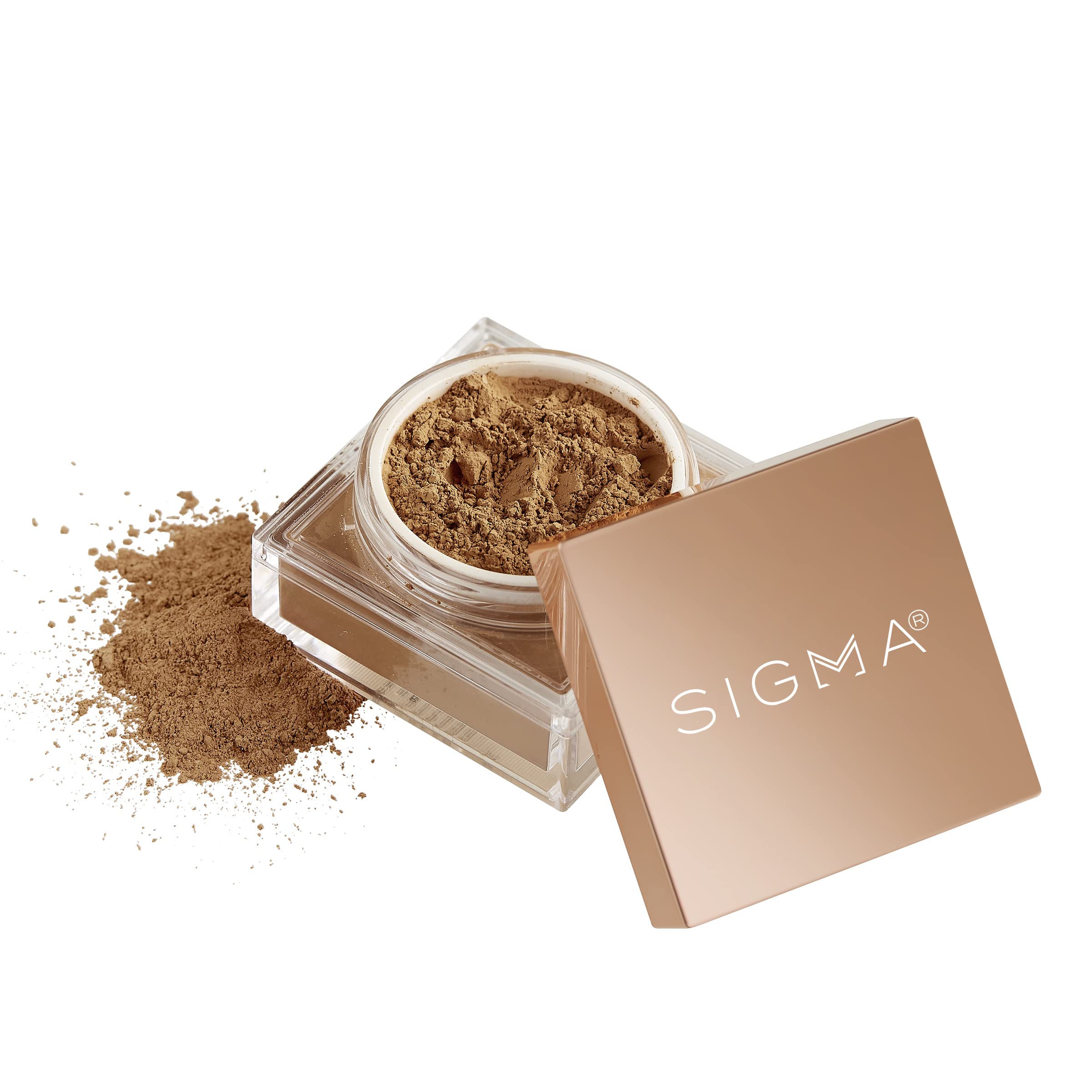 Sigma Beauty Soft Focus Setting Powder tube for a smooth, lasting matte finish.