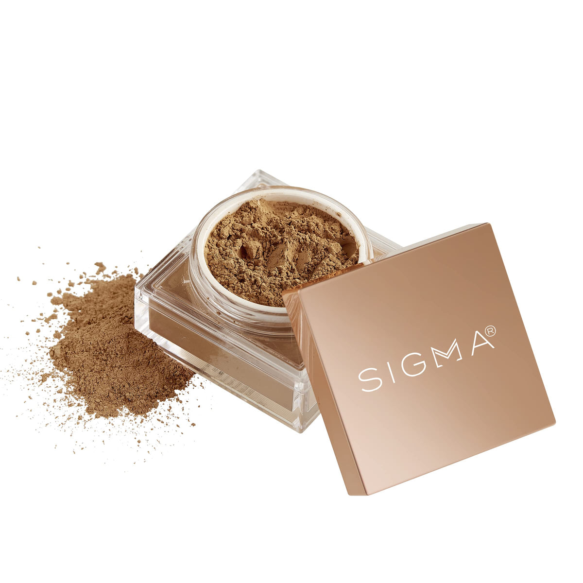Sigma Beauty Soft Focus Setting Powder tube for a smooth, lasting matte finish.