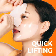 signiq peptide instant plumping mask targets eye, cheek, and jawline lift