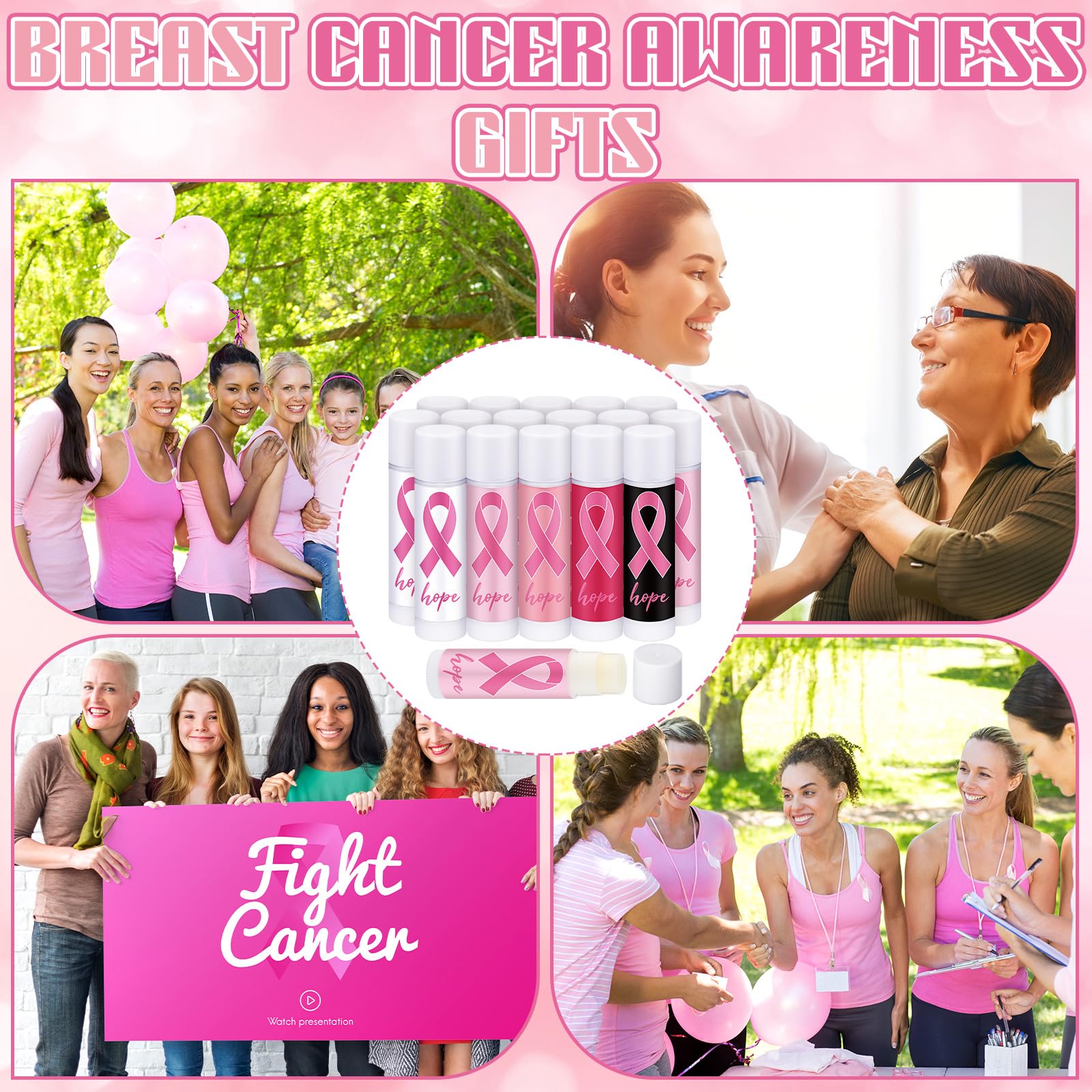 Siifert lip balms at events and offices for portable moisturization.