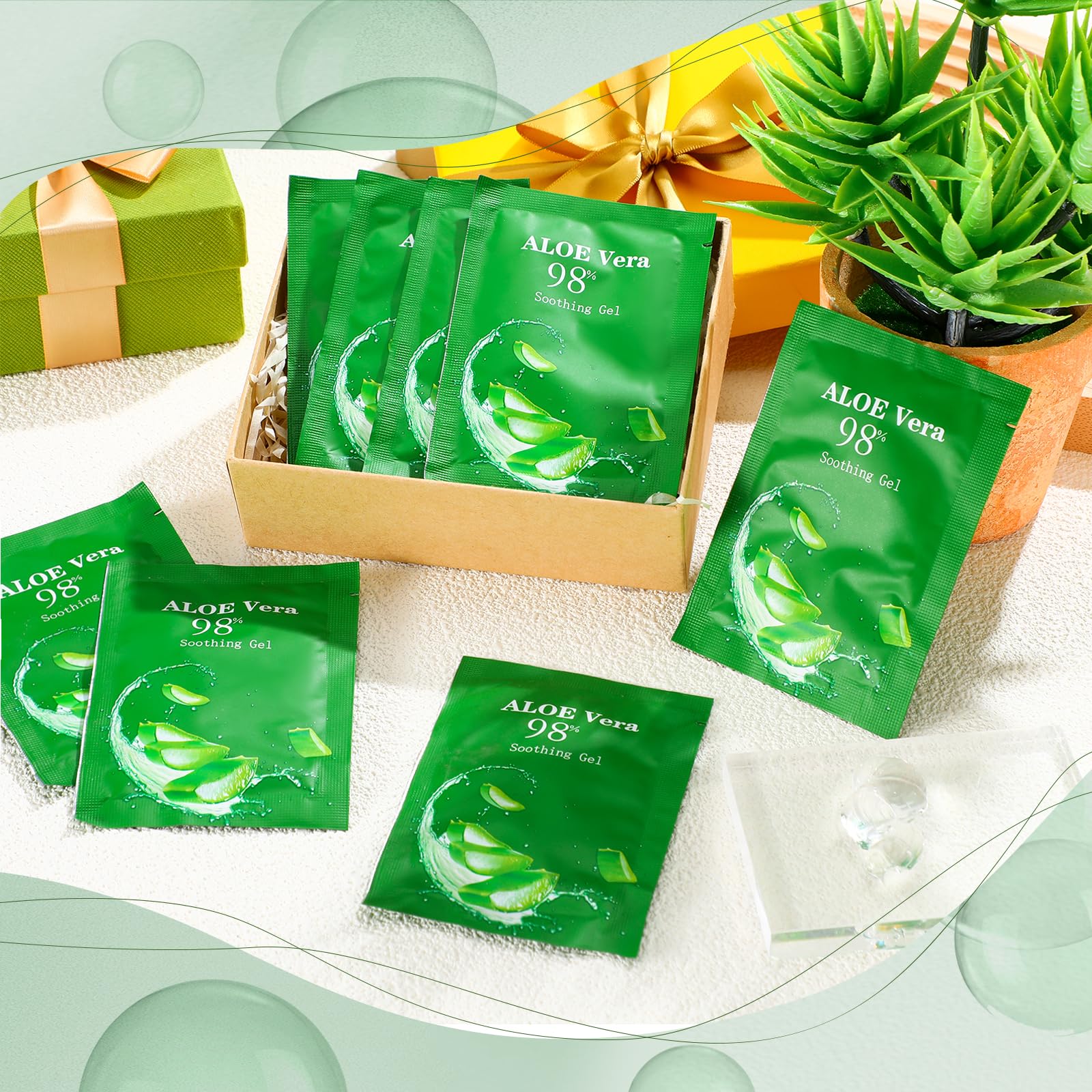 Siifert pocket-size aloe gel in a compact 0-27oz pack for travel.