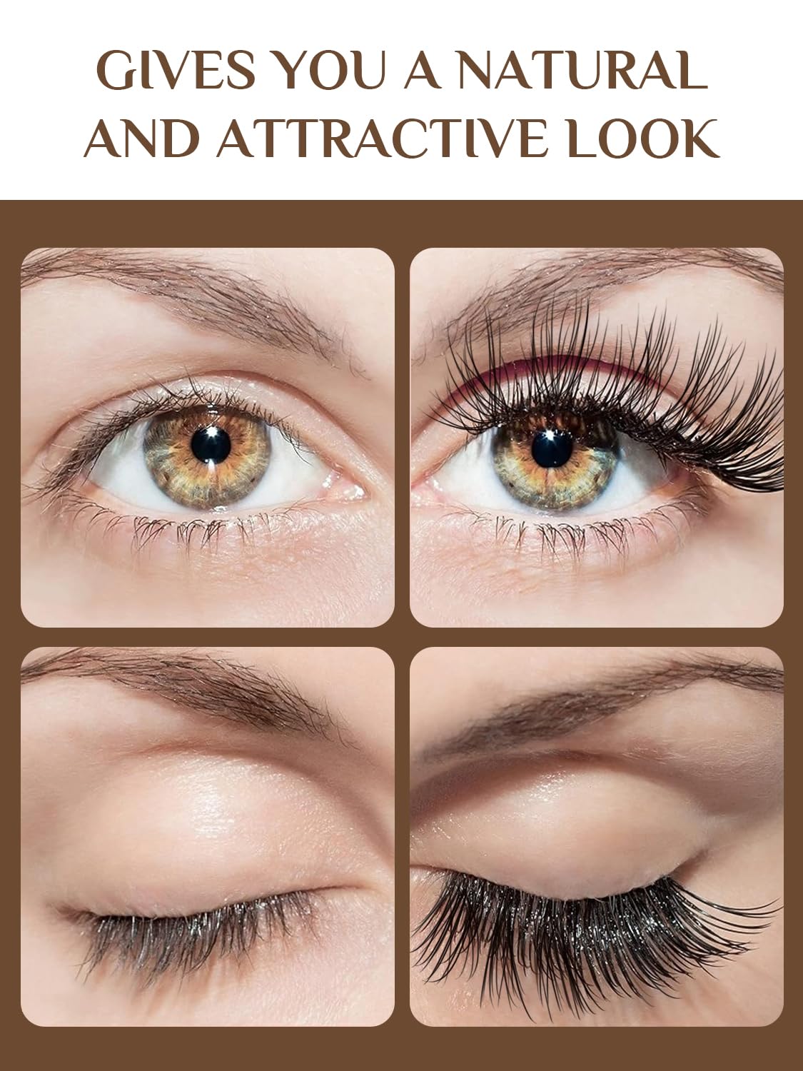 Sikkis magnetic eyeliner application demonstrates lash attachment.