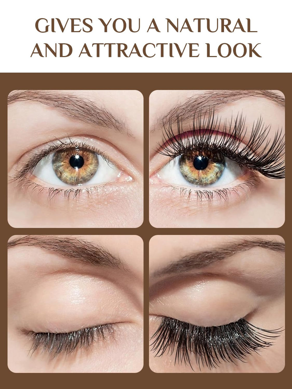 Sikkis magnetic eyeliner application demonstrates lash attachment.