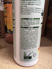 Silicon Mix Bambu treatment bottle providing nourishment for hair health