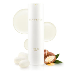 SILK THE RICH bottle and packaging highlighting argan oil for nourishing at-home hair care.