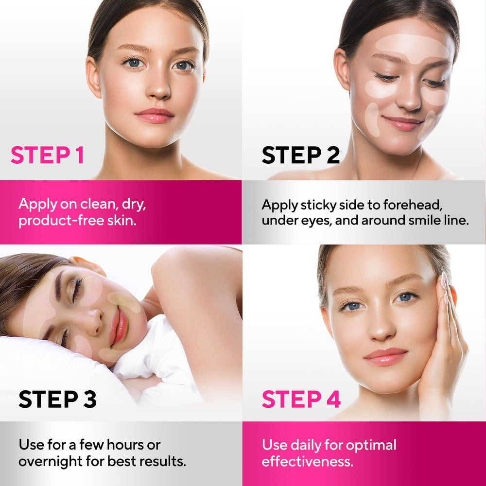 SILKDERMIS night-application patch adapts to curves for undisturbed rest.