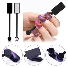 SILPECWEE magnetic nail sticks demonstrate shimmering cat eye effects.