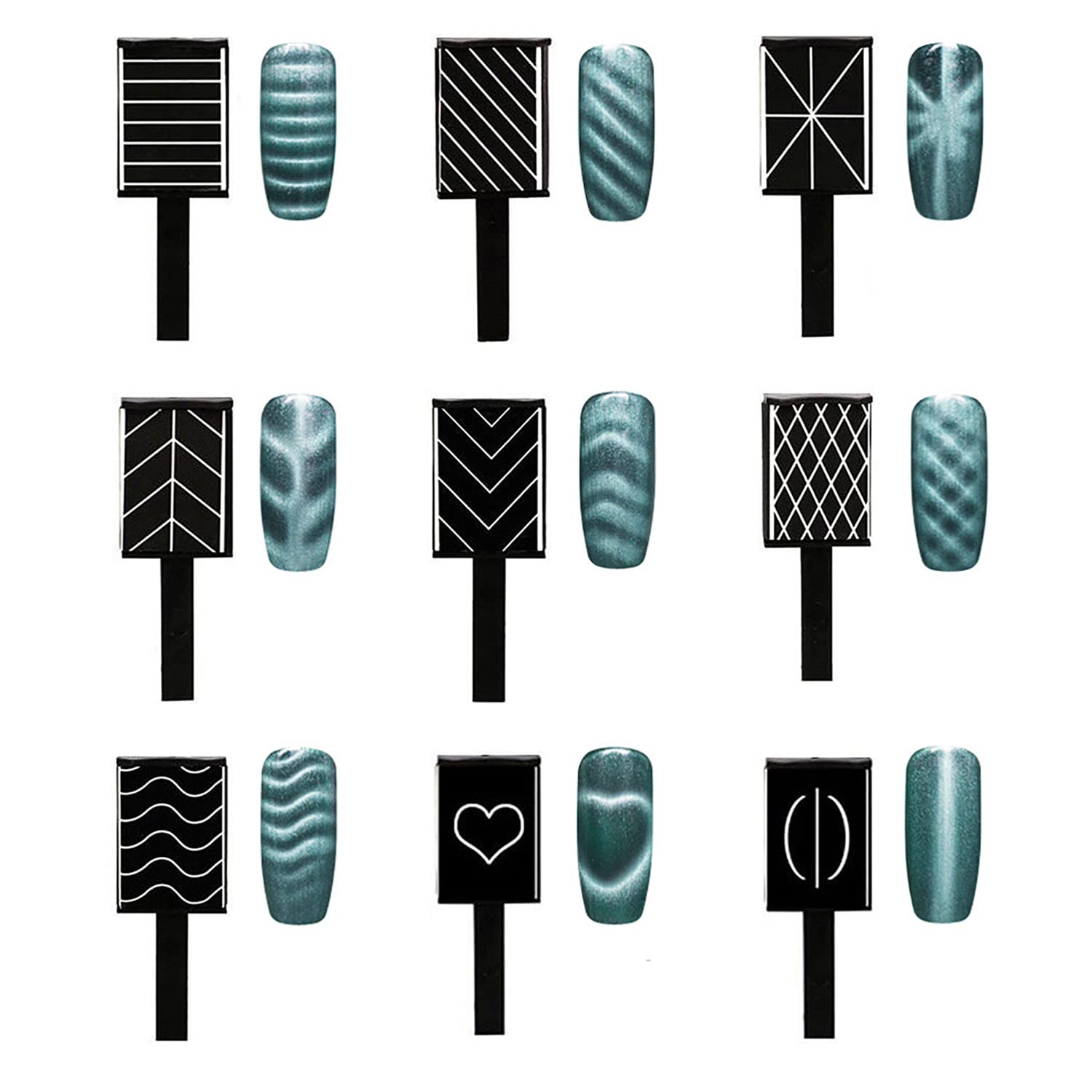 SILPECWEE high-quality magnetic tools ensure durable, portable nail designs.