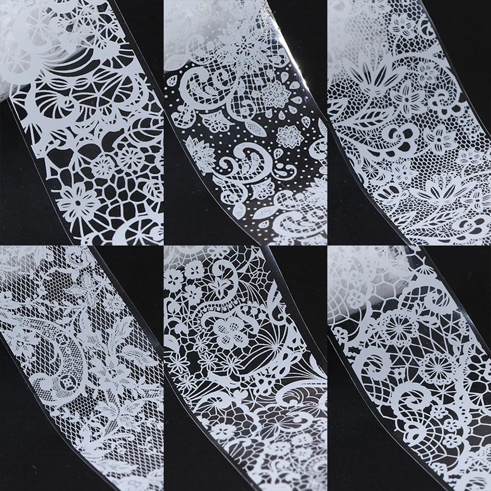 SILPECWEE foil transfer on nails for salon quality results at home.