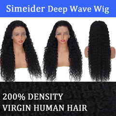 Simeider glueless cap with adjustable straps for comfortable wear.