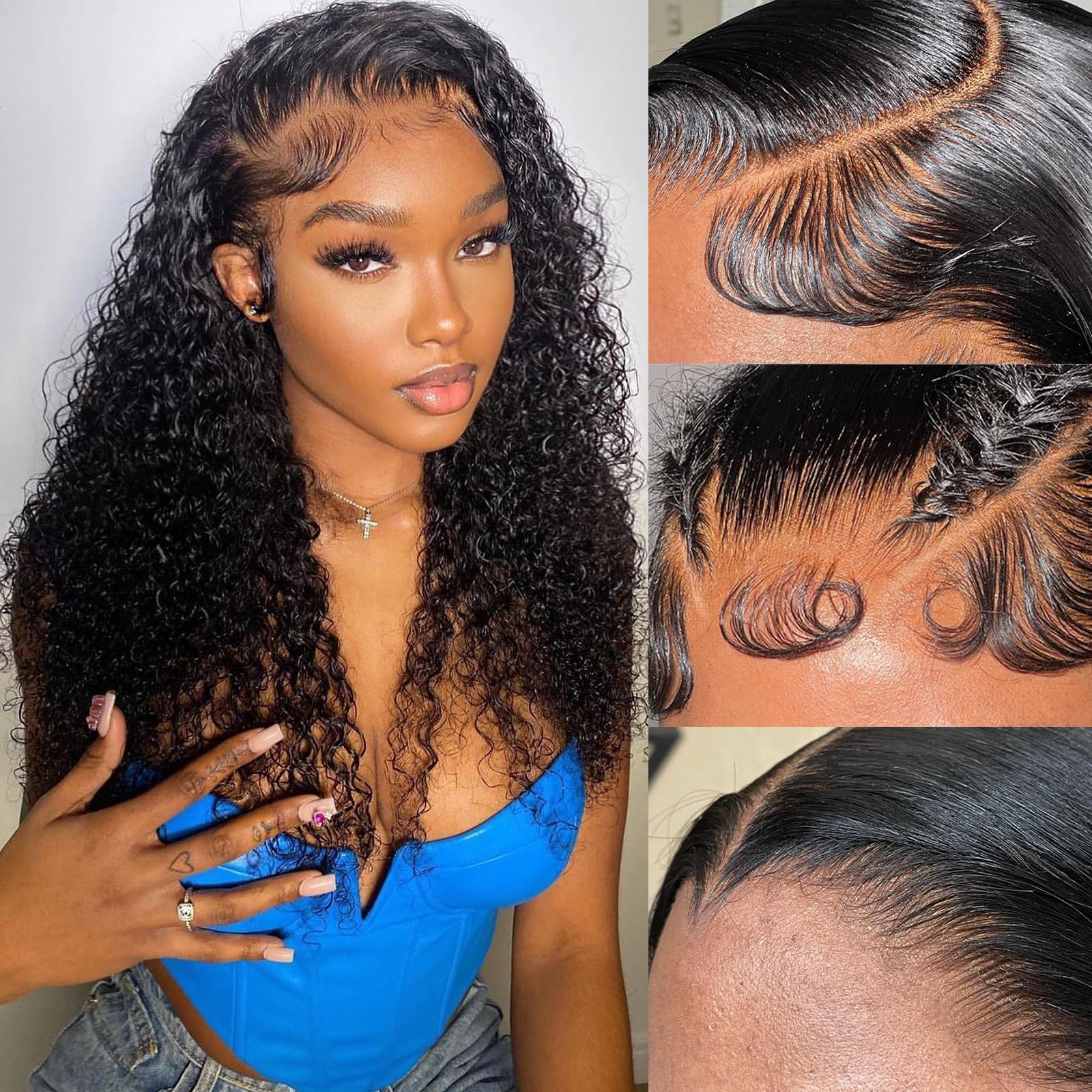 Simeider wig ideal for weddings and graduations with elegant waves.