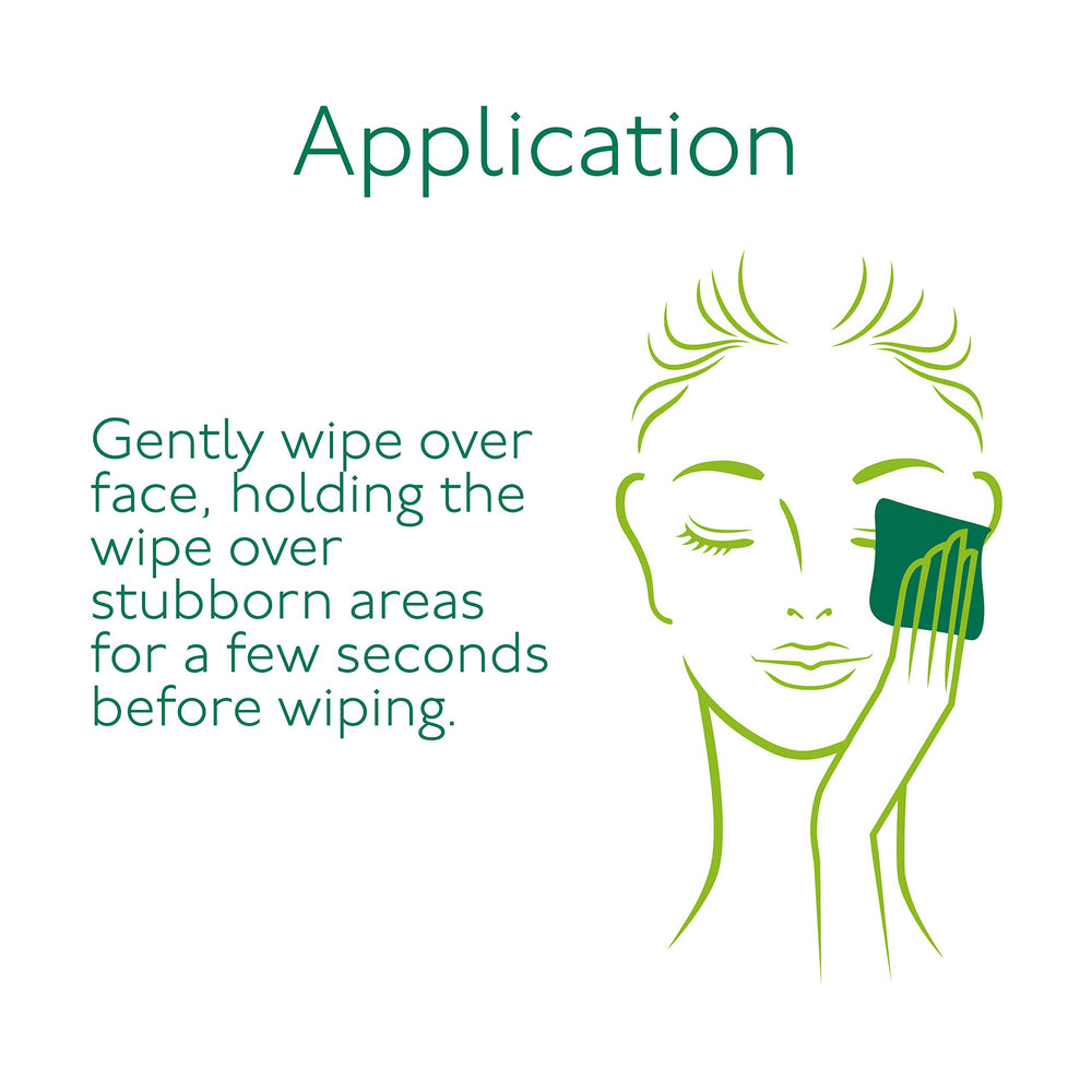 Simple Cleansing Wipes resealable-pack helps stay fresh between uses.