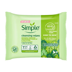 Simple Kind To Skin 25 wipes compact travel case display.