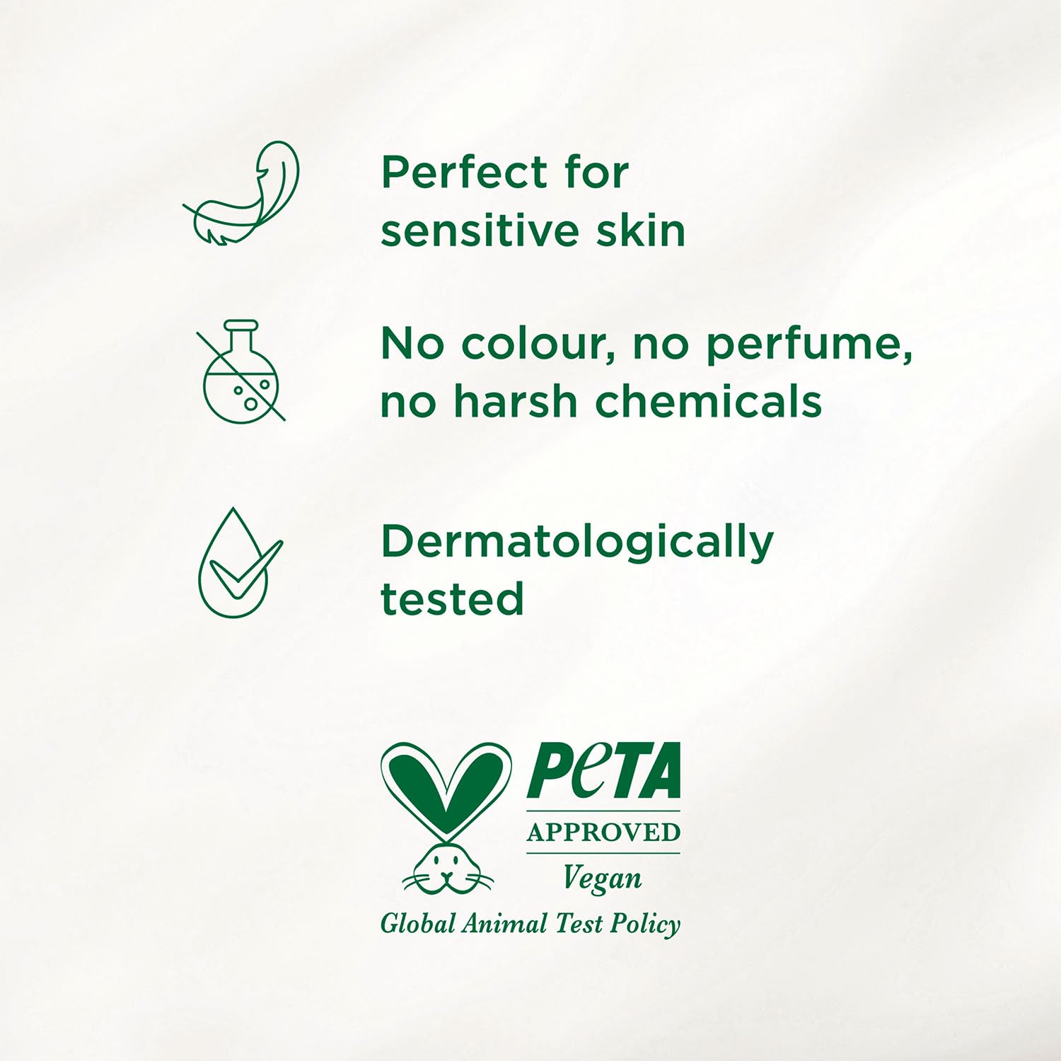 Texture swatch of Simple Replenishing Rich Moisturiser shows non-greasy finish