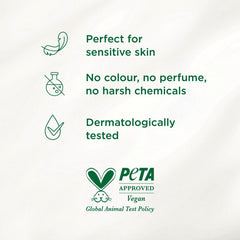 Texture swatch of Simple Replenishing Rich Moisturiser shows non-greasy finish