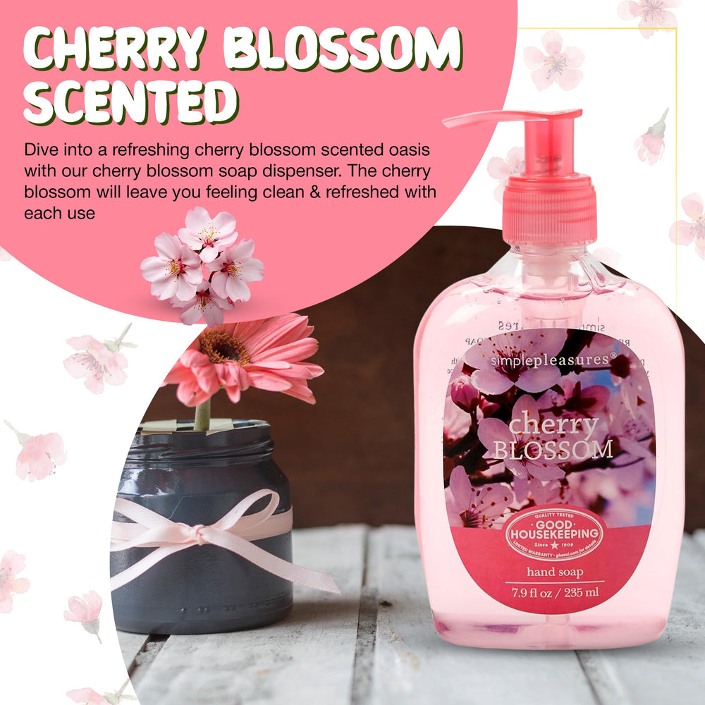 SIMPLE PLEASURES Cherry Blossom jumbo refill saves trips to store and reduces waste