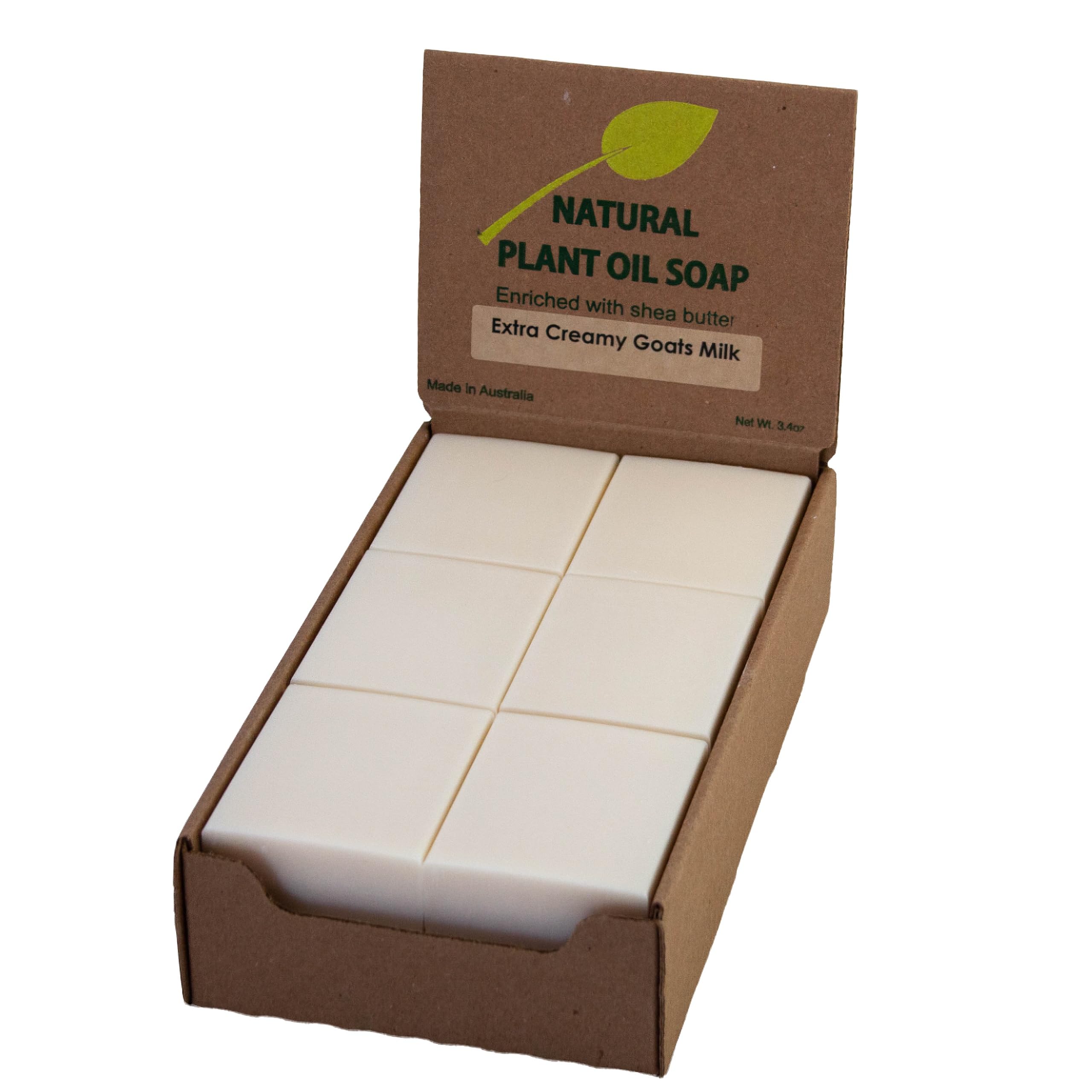 Simple Scents Australia SSA goat milk soap bars 12-pack; nourishing for sensitive skin.
