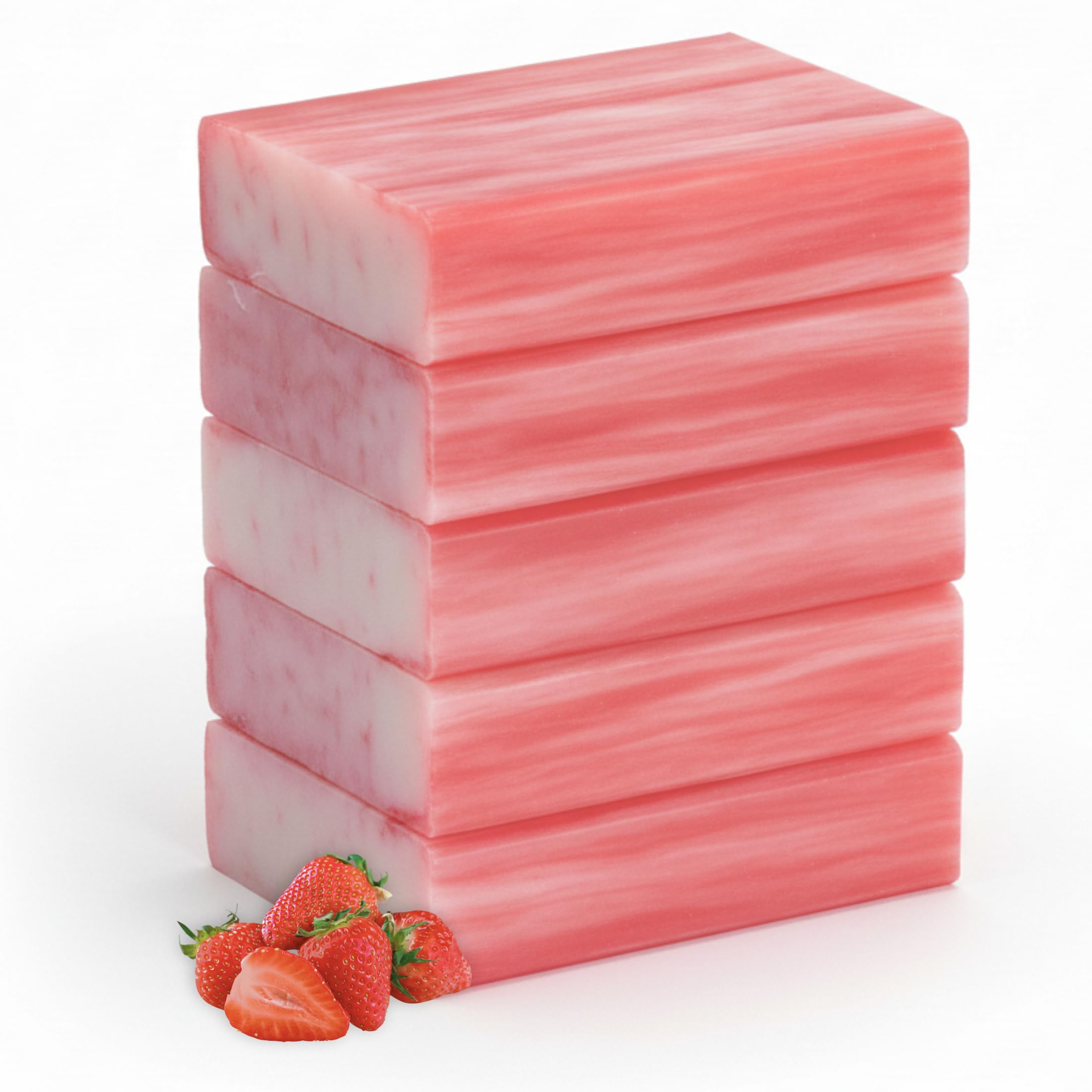 Simple Scents Australia Melon Strawberry soap bars pack front offering a luxurious lather.