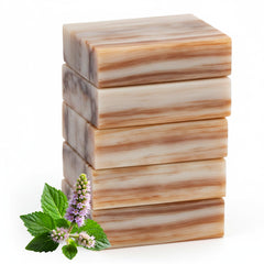 Simple Scents Australia Patchouli soap bar front view highlighting natural ingredients for all skin types