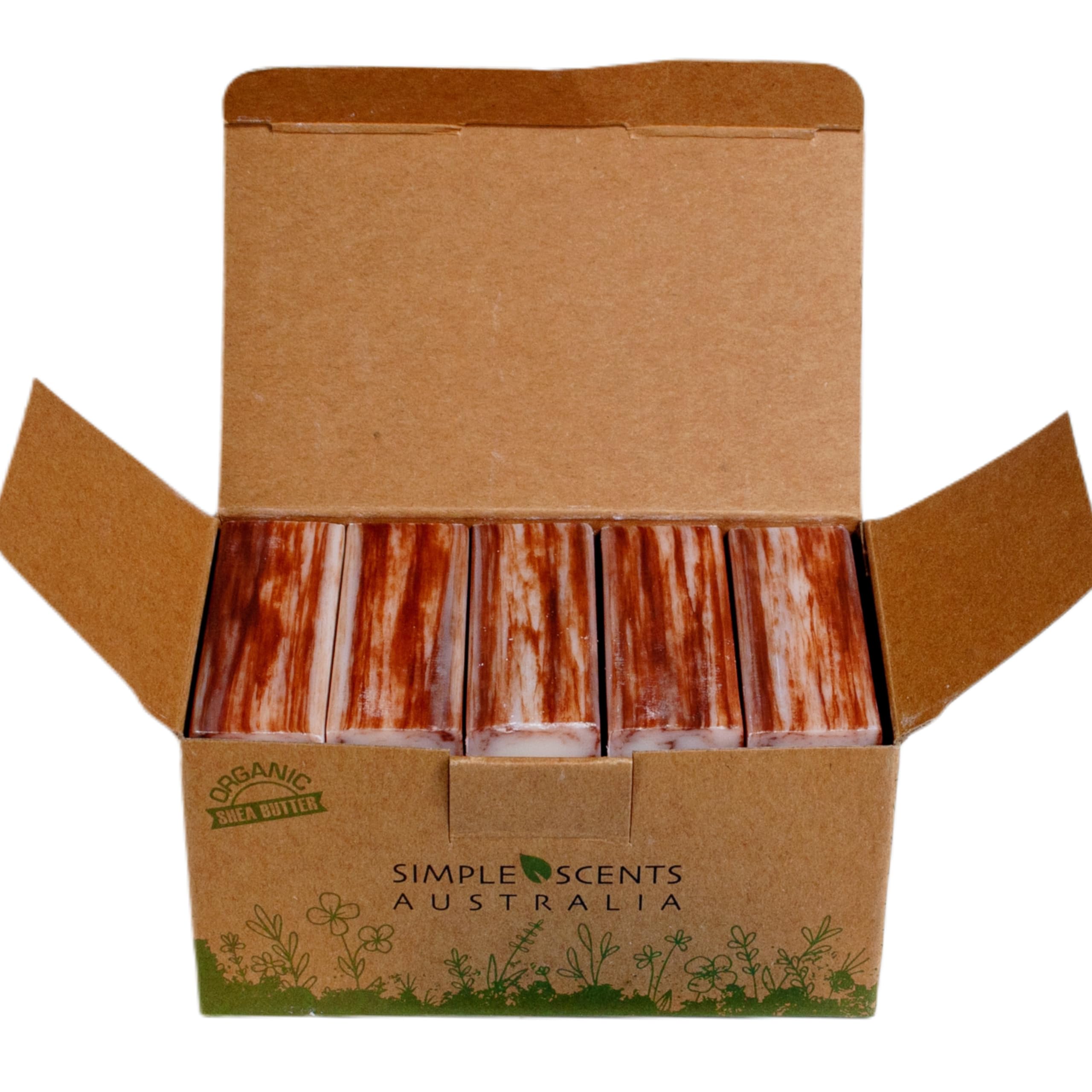 Simple Scents Australia Patchouli soap bar lather close-up showcasing creamy moisturizing cleanse