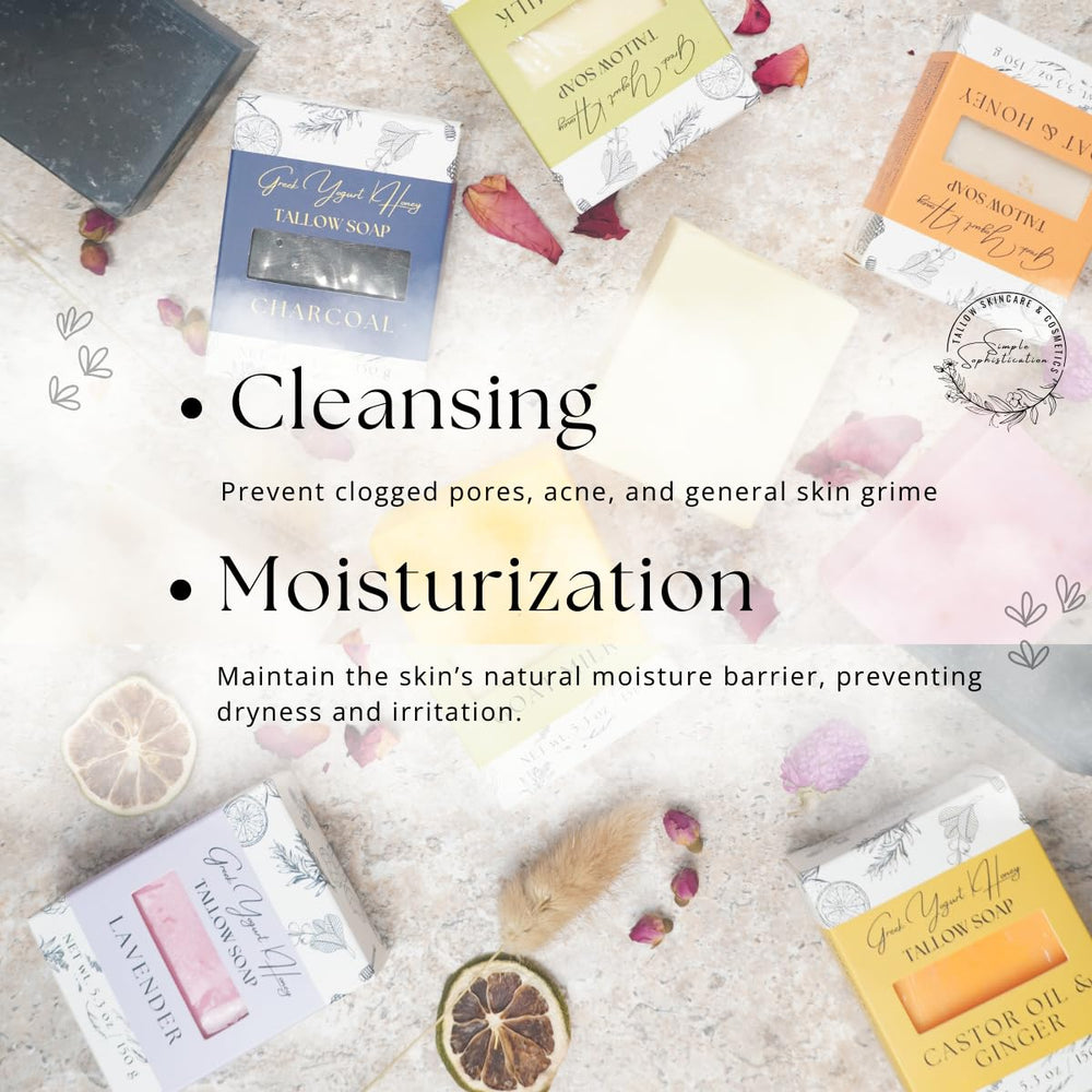 Simple Sophistication castor oil & ginger soap bar for a refreshing, invigorating feel