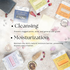Simple Sophistication castor oil & ginger soap bar for a refreshing, invigorating feel