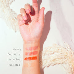 Close-up of creamy texture of Simple Sophistication lip balm for smooth lips