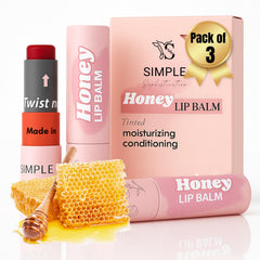 Simple Sophistication Natural Honey Lip Balm tinted pack for smooth lips