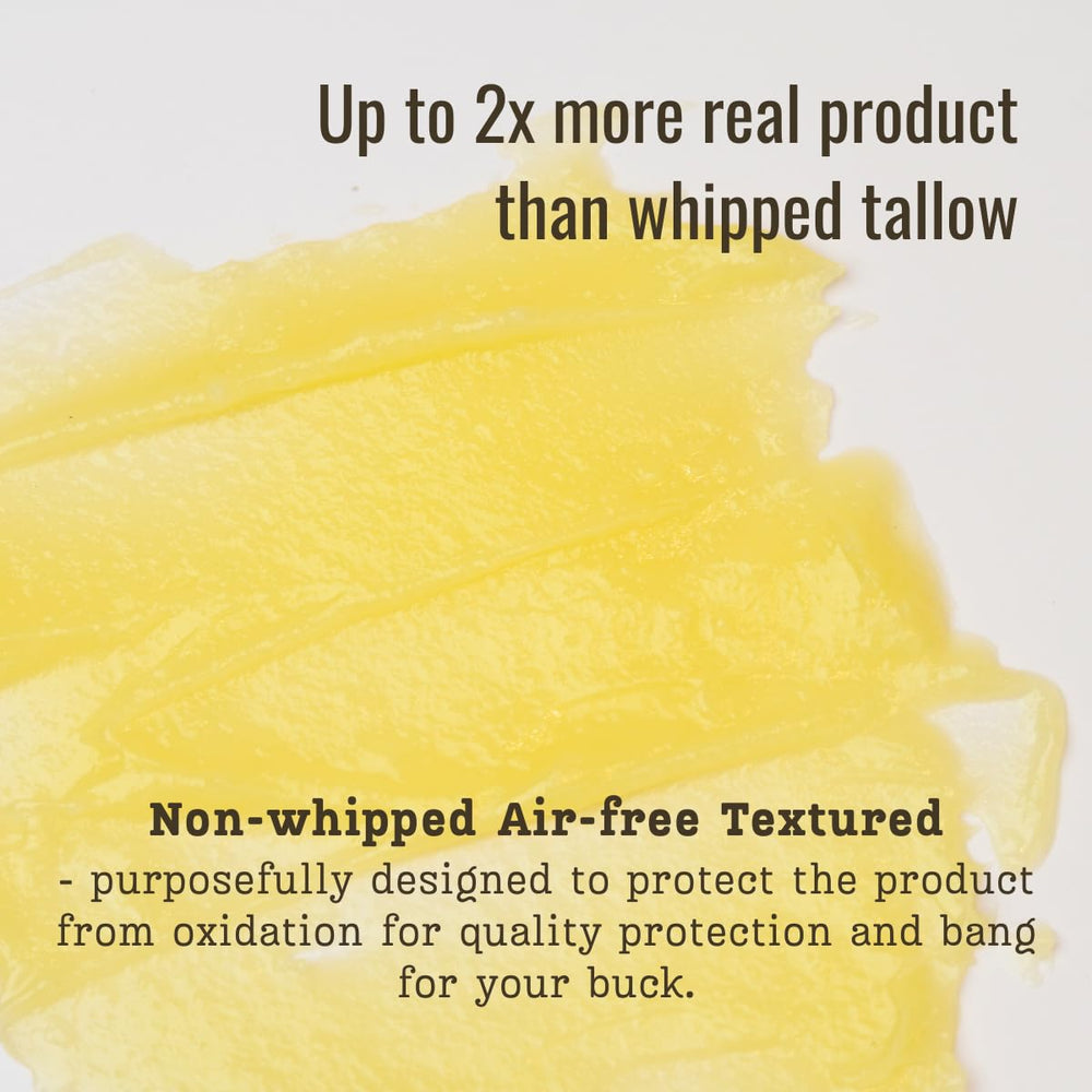 Simple Sophistication Tallow Emu Honey Balm in a bathroom vanity setup