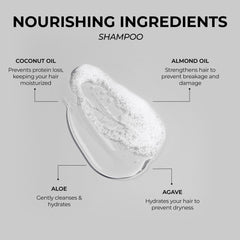 Simpler Hair Color coconut and almond oils nourish hair and beard daily.