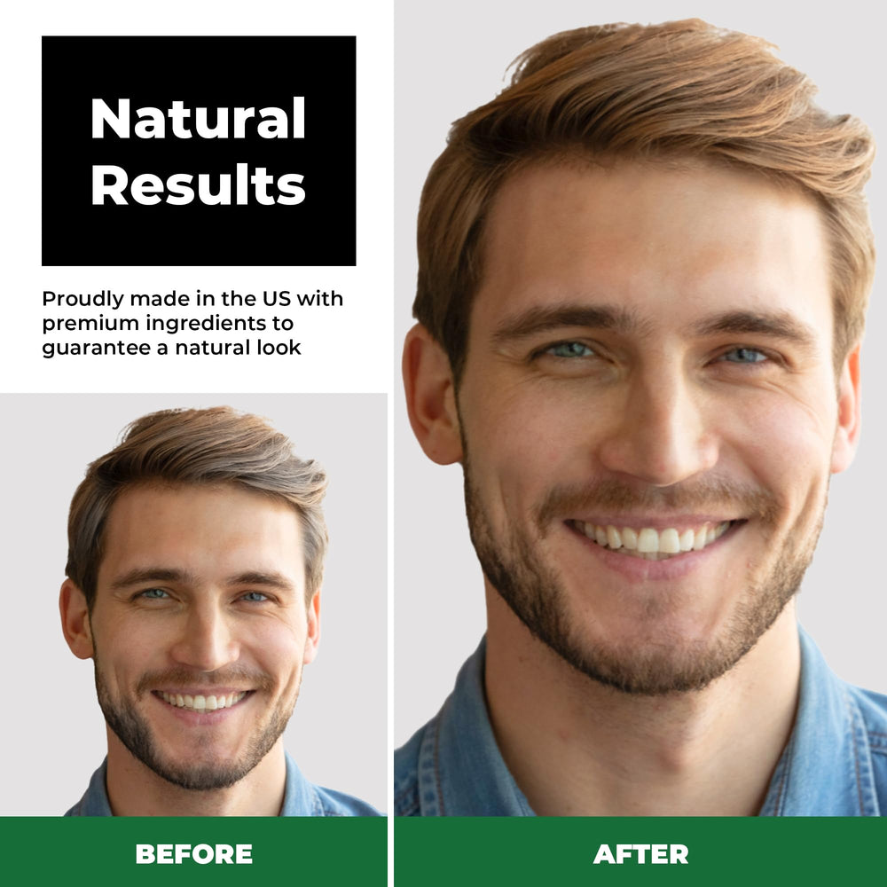 SIMPLER Hair Color Light Brown apply-system demonstrates simple, one-brush use.