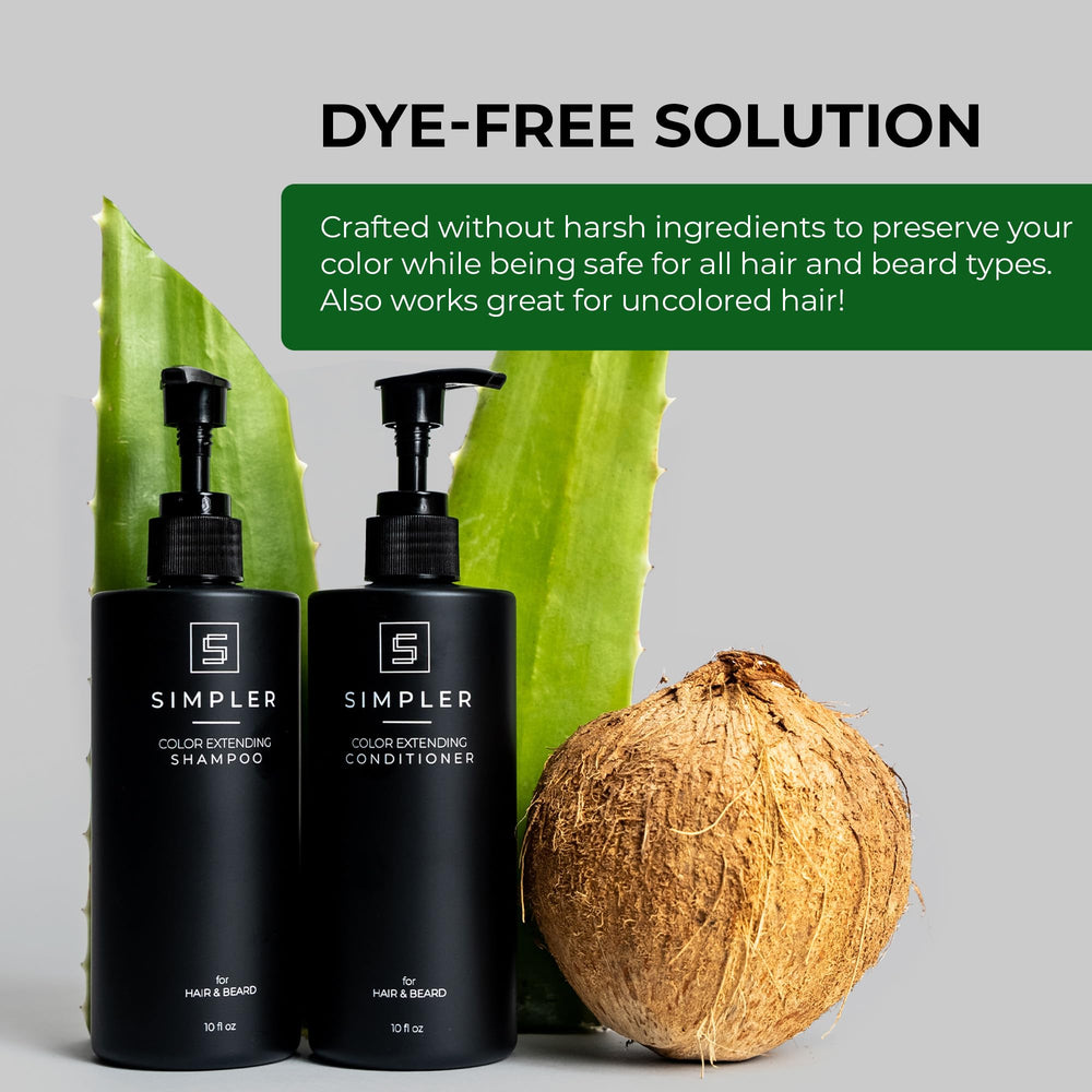 Simpler Hair Color shower scene with lather and refreshing aroma.