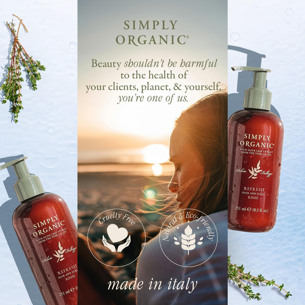 SIMPLY ORGANIC Hair Detox after use – hair feels refreshed with balanced moisture.