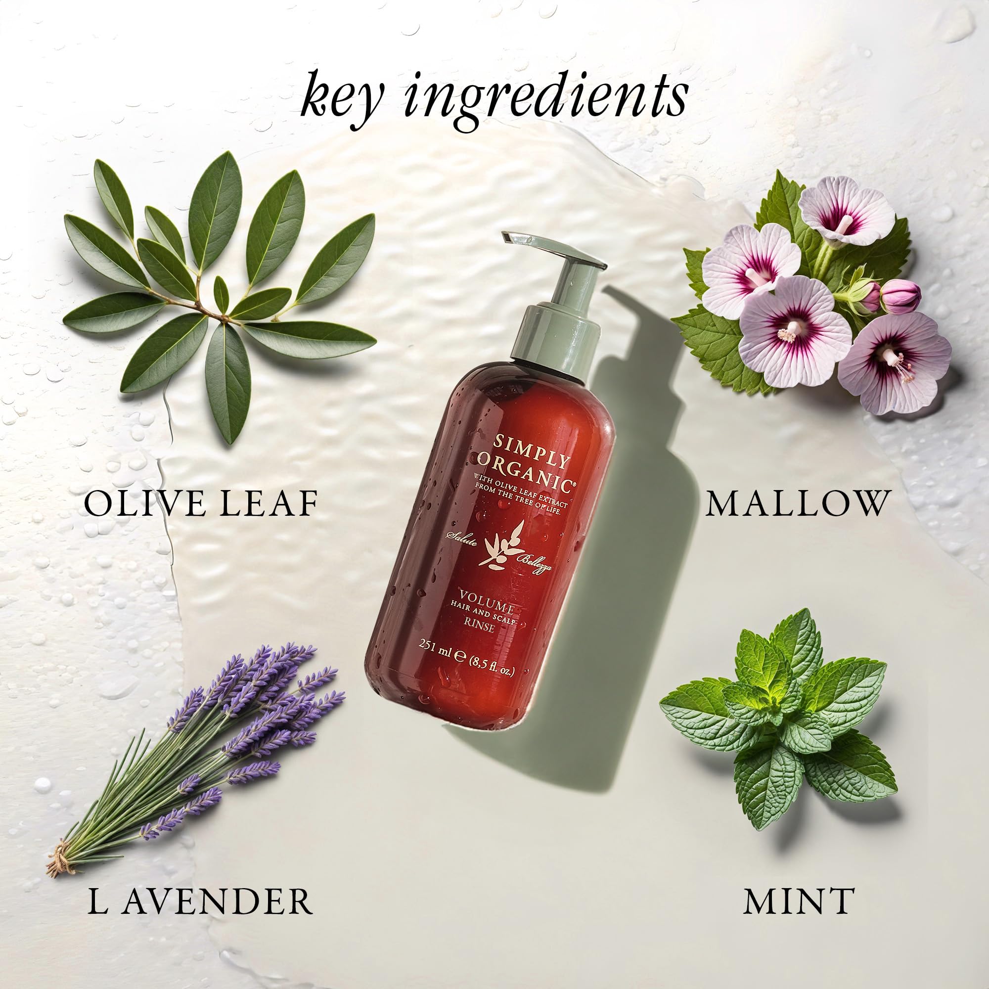 SIMPLY ORGANIC Hair massage scene demonstrates easy, gentle application.