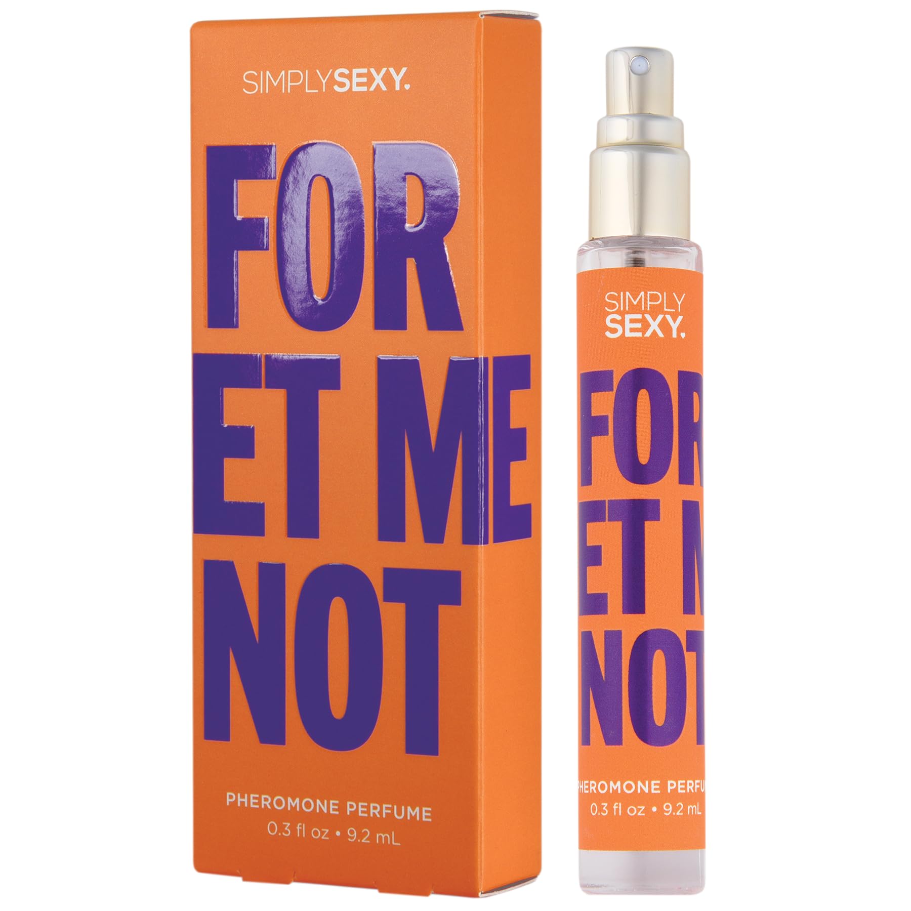 SIMPLY SEXY Affirmations Forget Me Not spray application for quick refresh.