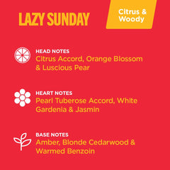 SIMPLY SEXY Affirmations Lazy Sunday spray mist demonstrates long-lasting scent with pheromone-enhanced presence.