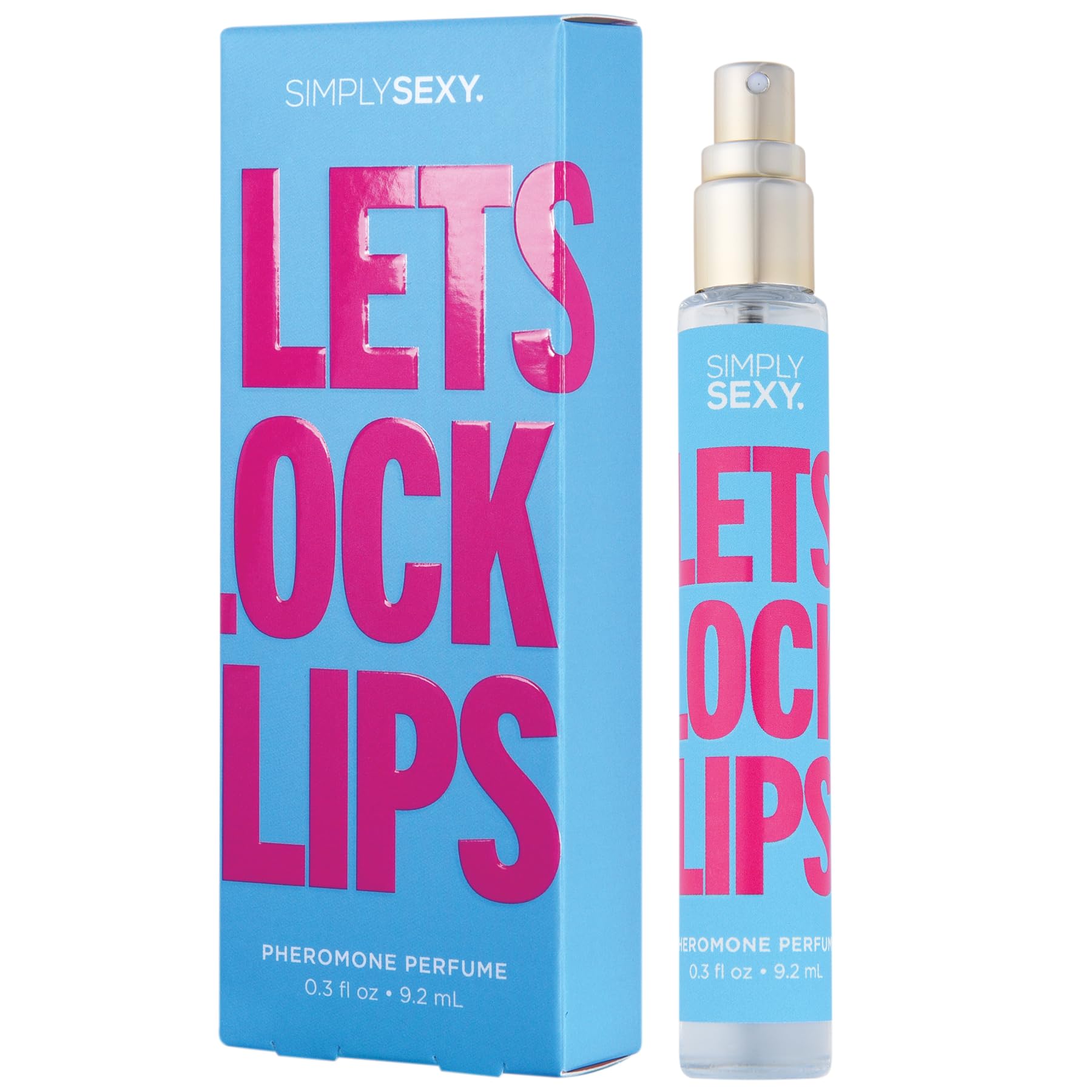 SIMPLY SEXY Affirmations Lets Lock Lips spray demonstrates long-lasting scent for evening outings.