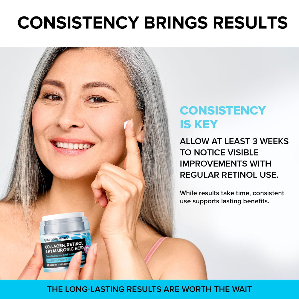 SimplyVital day-night routine shot suggests versatile use across skincare moments