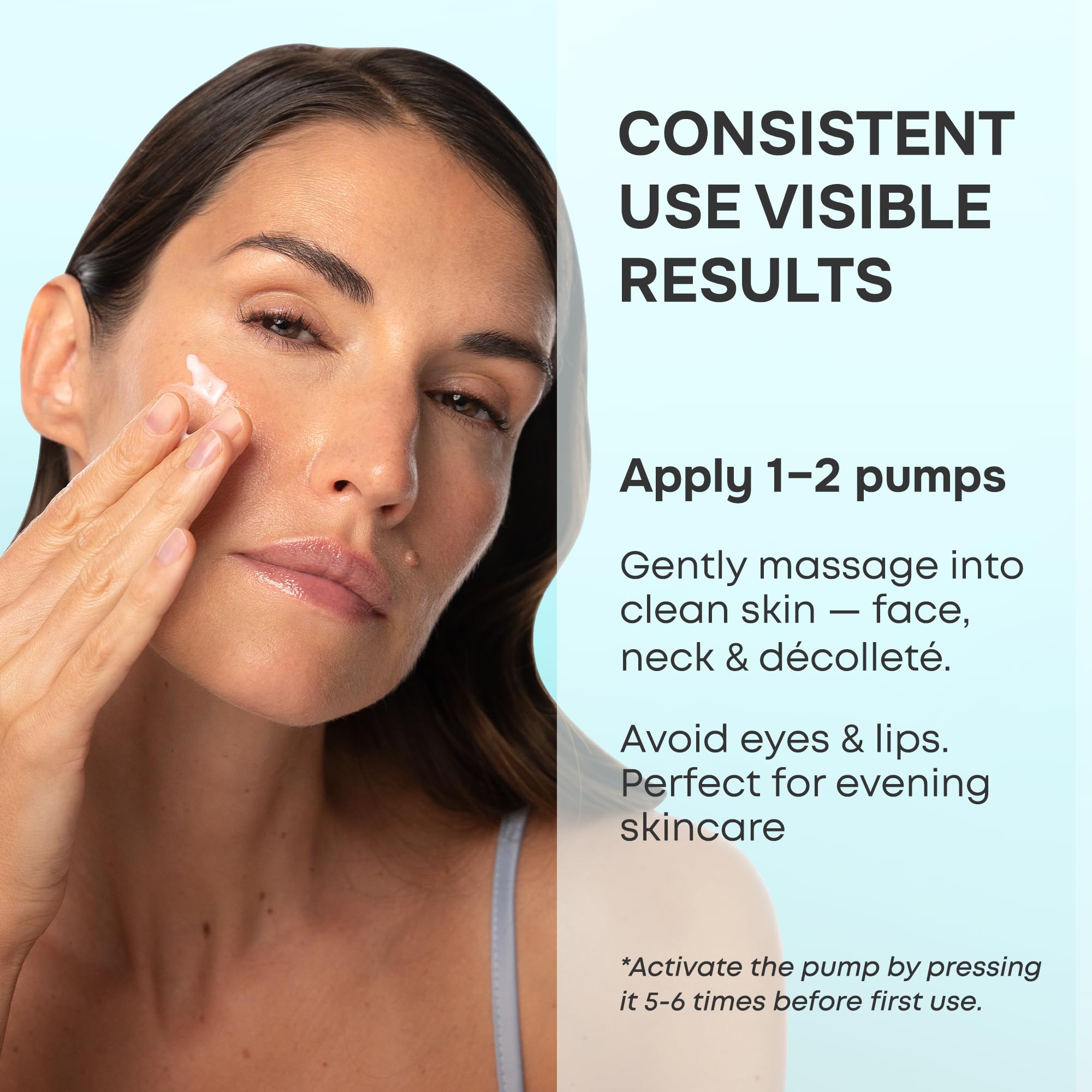 Texture close-up of SimplyVital serum showing lightweight finish.