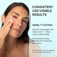 Texture close-up of SimplyVital serum showing lightweight finish.